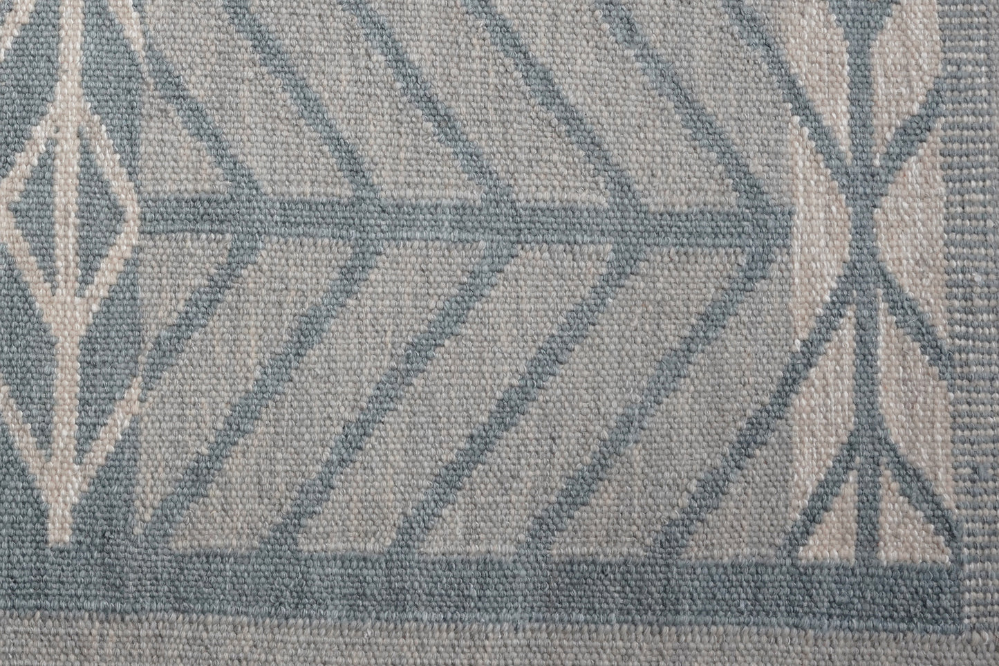 Handwoven Kilim Rug, Grey Cream Sunburst Geometric Flatweave Rug, Scandinavian Star Pattern Wool Rug