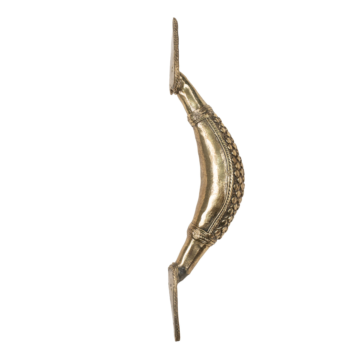 Handcrafted Brass Tribal Wall Handle | Traditional Indian Decorative Door Pull