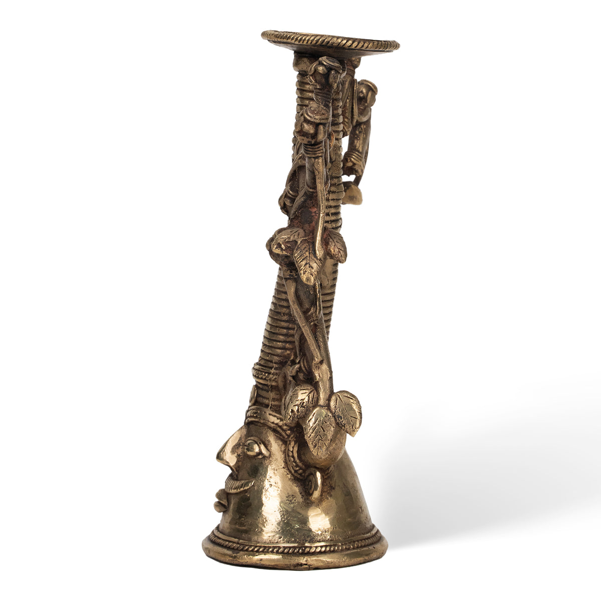Handcrafted Dhokra Tribal Tree of Life Sculpture – Brass Tribal Art Home Decor