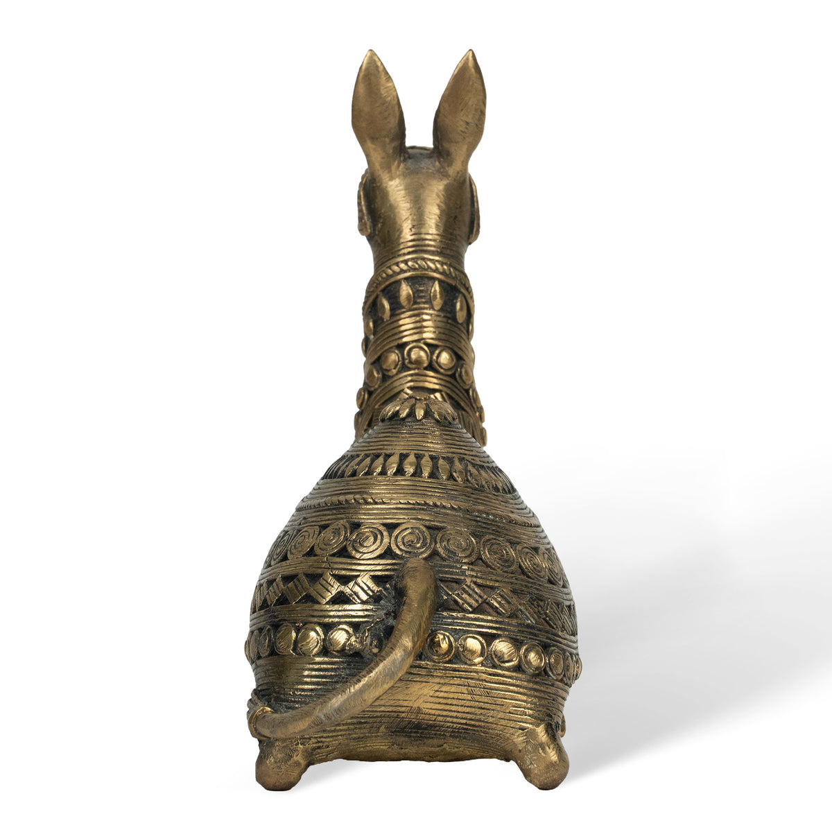 Handcrafted Dhokra Brass Camel Sculpture – Traditional Indian Tribal Home Decor