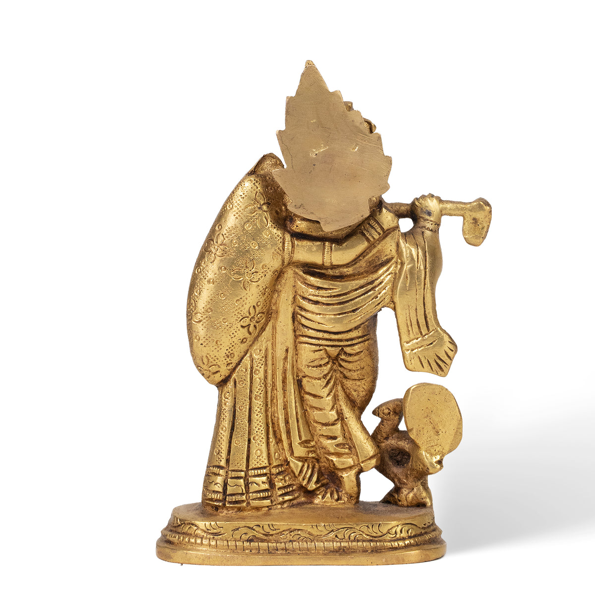 Handcrafted Brass Radha Krishna Statue – Traditional Indian Art & Spiritual Home Decor