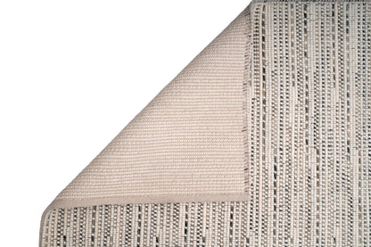 Handwoven Chunky Wool Rug – Ivory Beige Textured Area Rug, 2000 GSM