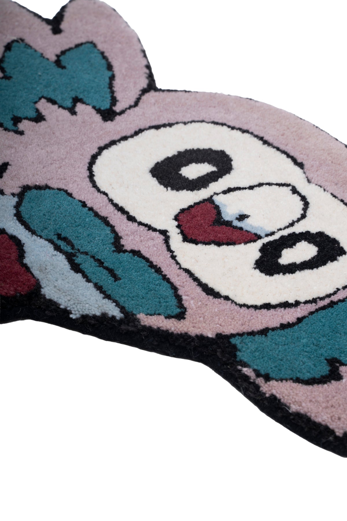 Hand Tufted Cartoon Owl Rug – Cute Character Wool Rug for Kids Room & Nursery | 1.1 × 2 Feet