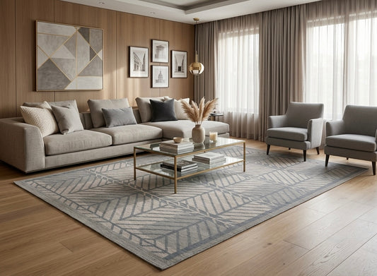 Handwoven Kilim Rug, Grey Cream Sunburst Geometric Flatweave Rug, Scandinavian Star Pattern Wool Rug